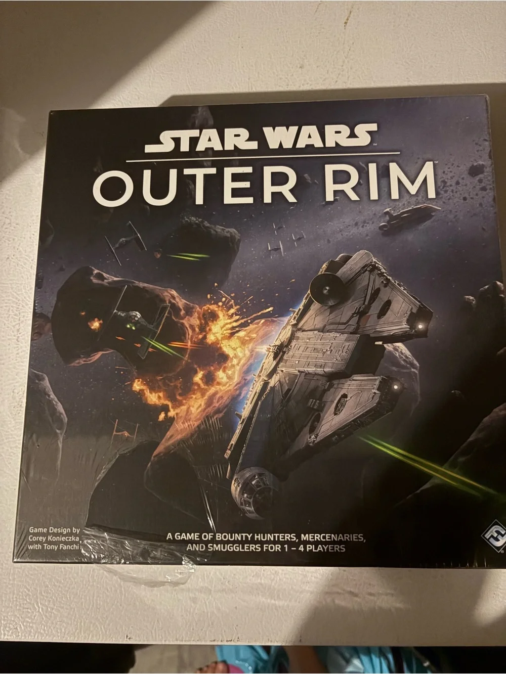 Star Wars Outer Rim Board Game - Black, Purple, Orange Accents